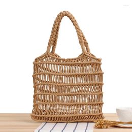 Shoulder Bags Fashion Trend Handbags Woven Handmade Large Capacity Ladies Vacation Beach Rattan Bolsa