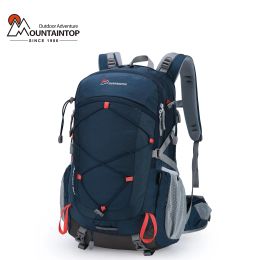 MOUNTAINTOP 40L Hiking Backpack with Rain Covers and YKK Zippers for Backpacking, Camping, Cycling and Travelling