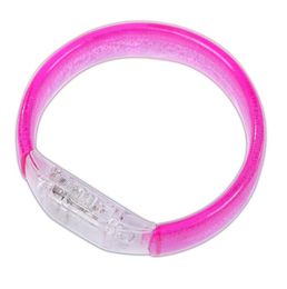 Flashing LED Luminous Bracelet Festive Rave Glow Bangle Magnetics Glowing Wristband Toy Party Bracelet Festival Bar KTV Supplies