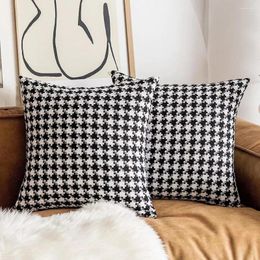 Pillow Nordic Black And White Pillowcase Luxury Sofa Dual Use Car Cover