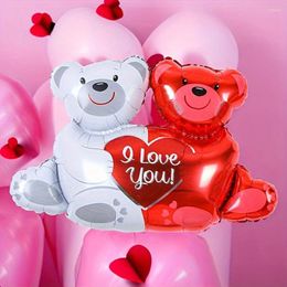 Party Decoration Valentines Day Balloons Bear Gift Love Valentine Wedding Decor