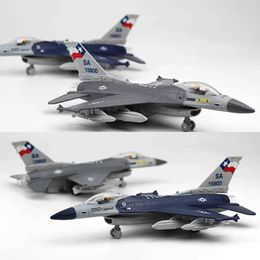 Aircraft Modle Lockheed Martin F-16 F-22 alloy aircraft sound and light pull back to military metal model fighter jet series gifts s2452089