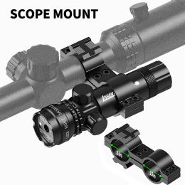 Tactical Green Laser Sight 532nm Green Dot Rifle Scope with Pressure Switch for 20mm Picatinny Mount & M-Rail Mount