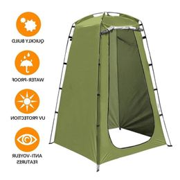 Tents And Camping Portable Folding Tent Bathing Protection Shower Room Changing Toilet Beach UV Waterproof Outdoor Shelters Privacy Pop Rswt