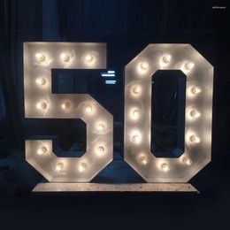 Party Decoration DIY Gaint Marquee Numbers Sign Letters Lights Large Light Up Letter