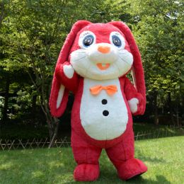 Inflatable Rabbit Mascot Costume Easter For Adult Anime Cosplay Customize Kits Mascotte Carnival Costumes Animal 2M Tall