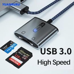 Multifunctional USB 3.0 Card Reader Micro SD TF Adapter For Laptop Compact Flash OTG Memory