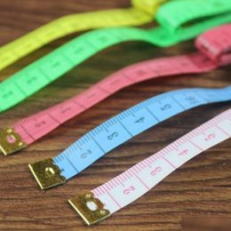 Tape Measures Wholesale Quality 60 Inch 150Cm Store Gift Soft Rer Sewing Tailor Measuring Tool Kids Cloth Tailoring Body Measure Drop Dhnqc