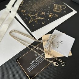 Luxus 18K Gold Plated Halskette Marke Designer neu