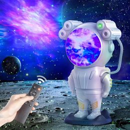 Astronaut Galaxy Star starry sky night light, astronaut light projector with nebula, timer remote control, bedroom ceiling projector, suitable for children and