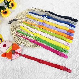 Pacifier Holders Clips# 13 colors of baby pacifiers dummy braces chains adjustable ropes baby braces toy accessories d240521
