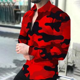 Men's Dress Shirts Fashion Shirt Slim Fit Button Long Sleeve Casual Outdoor Gathering Party HD Pattern Luxury Soft Comfortable 2024 S-6XL