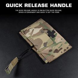 Tactical IFAK Medical Kit Military Hunting Vest Modular Quick Release MOLLE Belt Emergency Bag Outdoor Medical Survival Pouch
