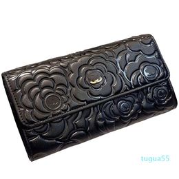 Designer Wallets Black Leather Wallet Classic card holder Classic Clutch Bags Luxurys Purse Card Women Ccredit card slot