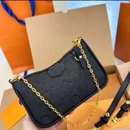 Designer Bag Women Crossbody Shoulder Bags Chain Wallet Lady Easy Pouch On Strap Purse Letters Embossed Flower Stripes Luxury Brand Handbags M81066 M80349s