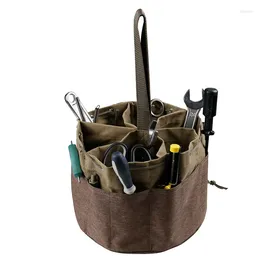 Storage Bags Portable Drawstring Canvas Drum Kit Garden Hardware Tool Bag Organiser Home Decor