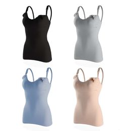 Sommer -Stilltanks Schlanker Tank Stillung schwangerer Frauen Weste Top Hosenträger Krankenpflege Tops Mutterschaftskleidung L2405