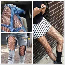 Women Socks Hollow Out Sexy Stockings Female Mesh Black Stocking Slim Fishnet Club Party Hosiery Hose