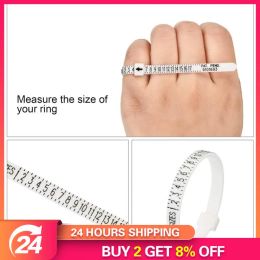 Ring Size Measure Durable High Quality Easy To Use Light Jewellery Accessory Tools Ring Measuring Ruler Accurate Ring Sizers