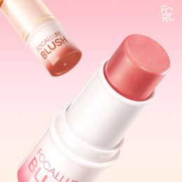 FOCALLURE Blush Lipstick Stick 3-in-1 Eyes Cheek and Lip Long Lasting Matte Blush Eyeshadow Lip Highlighter Makeup Cosmetics