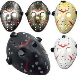 Masquerade Party Masks Jason Voorhees Mask Friday the 13th Horror Movie Hockey Mask Scary Halloween Costume Cosplay Plastic HJ5.21