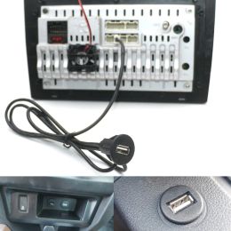 Car Radio Android Multimedia Player 4 6 Pin to USB 2.0 Type C Interface Dashboard Flush Panel Cable Adapter Transfer Data Charge