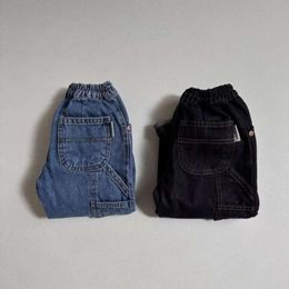 7290 Baby Multi-pocket 2023 Autumn Winter New Boy's Joker Casual Straight Pants 0-3Y Girl's Jeans