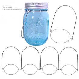 Storage Bottles 8pcs General Mason Jar Lid Hanger Stainless Steel Wire Handles Compatible For 86mm Mouth