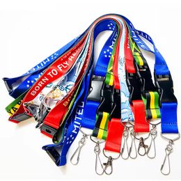 High Quality Custom Printing Logo Neck Polyester Lanyards With Logo Custom For Promotional strap