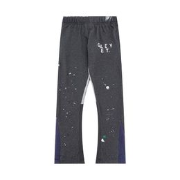 mens jeans pants designer pants top pants dept speckled letter print mens womens couple loose versatile casual straight mens long pants for external wear