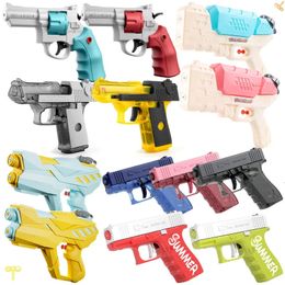 2024 Summer Water Gun non Electric Pistol Highpressure Full Automatic Shooting Beach Toy For kid Children Adult 240517