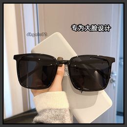 sunglasses men Enlarged and widened 16cm large face men TR90 comfortable square shading Polarised sunglasses for women with new facial features