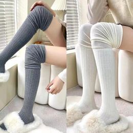 Women Socks Cotton Over Knee Stockings Trendy Tall Thermal Thigh Tights Warm The Leggings