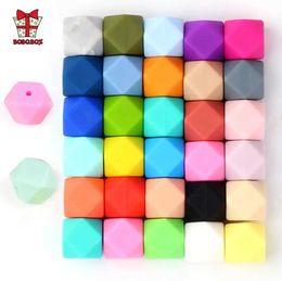 Teethers Toys Bobo. Box 20pcs silicone beads 14mm baby toothbrush beads food grade care Perle silicone baby toy DIY pacifier accessories S52112