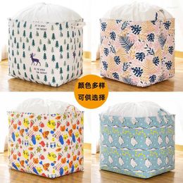 Storage Bags Factory Basket Bundle Mouth Cloth Art Dirty Clothes Cotton Quilt Bucket Bin