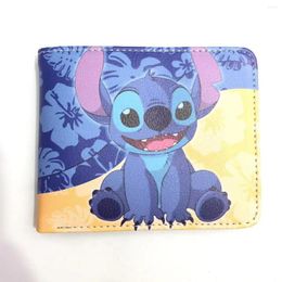Wallets Lovely Cartoon Wallet Stitch PU Leather Short Purse For Kids Wholesale
