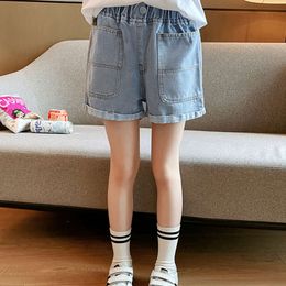 Kids Baby Girls Denim Shorts Pants Children Casual Wear Infant Toddler Summer Clothing Short Jeans 4-13 Years