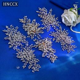 Headpieces HNCCX Bridal Headband Wedding Hair Comb Rhinestone Leaf Headpiece Shining Accessories Headdress For Evening Party CP392