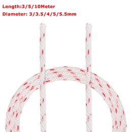 3/5/10M 3-5.5mm Polyester Fibre Recoil Pull Starter Cord Rope Starter Ropes Fits For Lawn Mower Chainsaw Trimmer Garden Tool