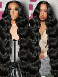 Melodie 250 HD 13x6 Lace Front Human Hair Wigs 40 Inches Transparent Body Wave 5x5 Glueless Ready To Wear 13x4 Lace Frontal Wig 240515