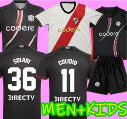 3XL 4XL Third 2024 2025 River Plate Soccer Jerseys Men Set Kids Kit 23 24 25 Camiseta De Futbol DE LA CRUZ BELTRAN BORJA SOLARI SIMON Football Shirt Fans Player Version