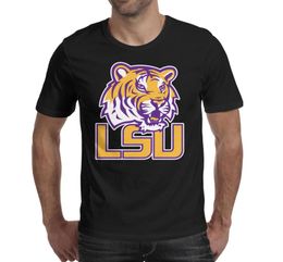 Fashion Mens LSU Tigers Gay football basketball pride rainbow logo blue Round neck t shirt Design Hip hop shirts old Print Gold8567369