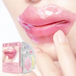 20 PCS Marine Collagen Lip Masks Set 5 Fruit Flavours Mix Patches for Dry Lips Skin Care Hydrating Smooth Lip Fine Lines 240515