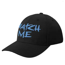 Ball Caps WATCH ME Blue Baseball Cap Cosplay Snap Back Hat Sun Luxury Woman Men'S