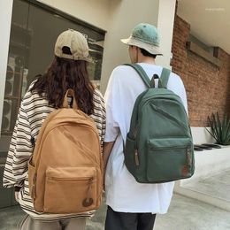 Backpack For Men's And Women's Canvas School Fashion Trendy Boy Girl Travel Student Bag Male Female College Knapsack