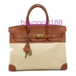 10A Bridkkin Delicate Luxury Womens Social Designer Totes Bag Shoulder Bag 35 Hand Bag Brown Fauve Used