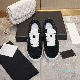 women canvas shoes sneakers women trainer casual shoes platform heel sneakers Shoes Black White Lace Up flat shoes size 35-41