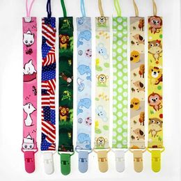 Pacifier Holders Clips# Cartoon baby pacifier clip chain ribbon virtual pacifier bracket chain anti drip buckle for pacifier baby feeding d240521