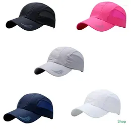 Ball Caps Dropship Quick Drying Baseball Hat For Male Women Breathable Mesh Visor Sun Protective Adult Adjust Sport Activity