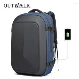 Backpack OUTWALK Waterproof Laptop Men 15inch Multifunction Antitheft USB Charge Travel School Backpacks Rucksack Camouflage Bag